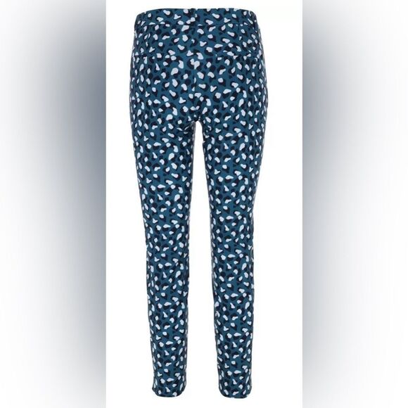 NWT J. Lindeberg Women’s PIA Golf Ankle Pants Moroccan Blue Animal Print Size 26 - Picture 2 of 11